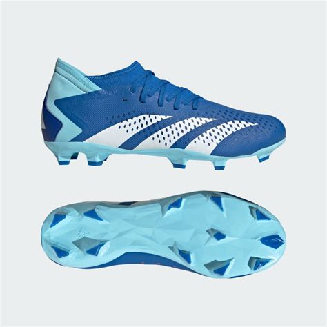 blue adidas predator football boots.